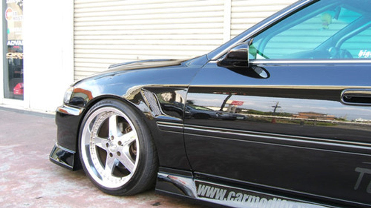 jzx100 chaser 15mmオーバーフェンダー　wonder ワンダー Car Modify Wonder - Shadow Front Fenders 15mm - JZX100 Chaser