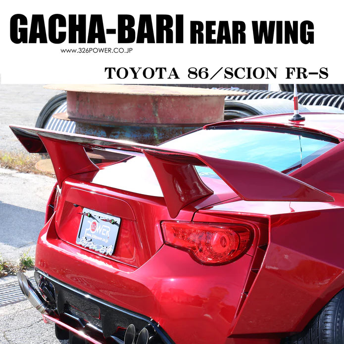 326POWER Gachabari Toyota 86/FRS/BRZ Rear Wing – jetdavis.parts