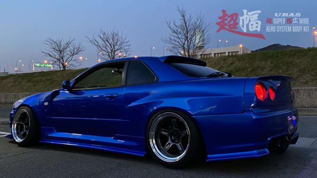 URAS Super Wide Body Kit R34 Coupe Jetdavis parts uras-super-wide-body-kit-r34-coupe-jetdavis-parts