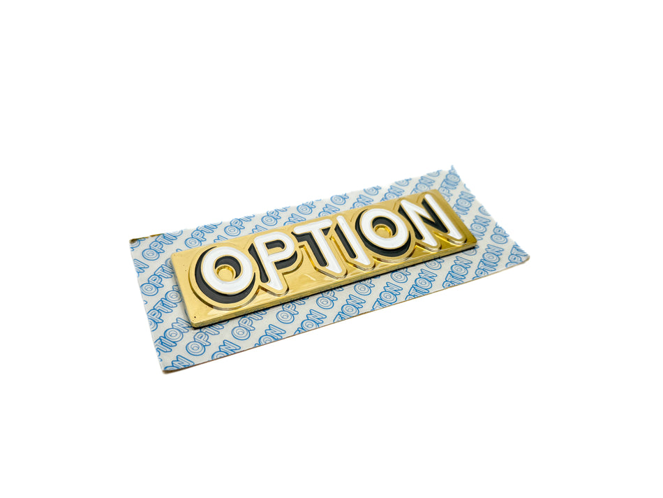 Option Gold Emblem