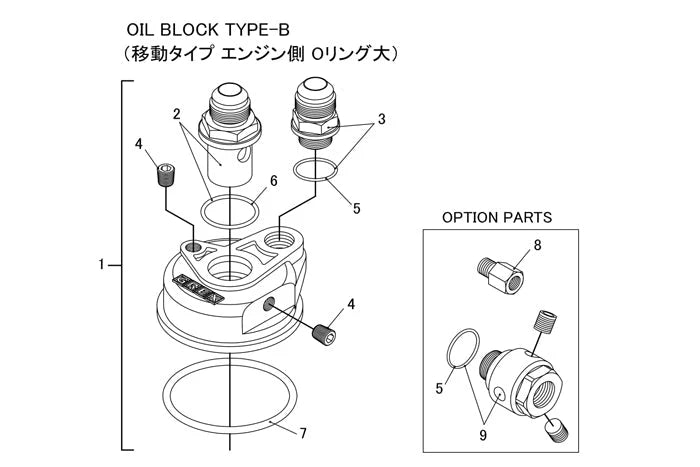 GReddy Replacement Center Bolt For Type-B/F Block Adapter, ENG: M20XP1.5