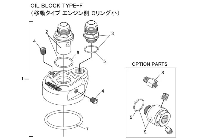 GReddy Replacement Center Bolt For Type-B/F Block Adapter, ENG: 3/4-16UNF