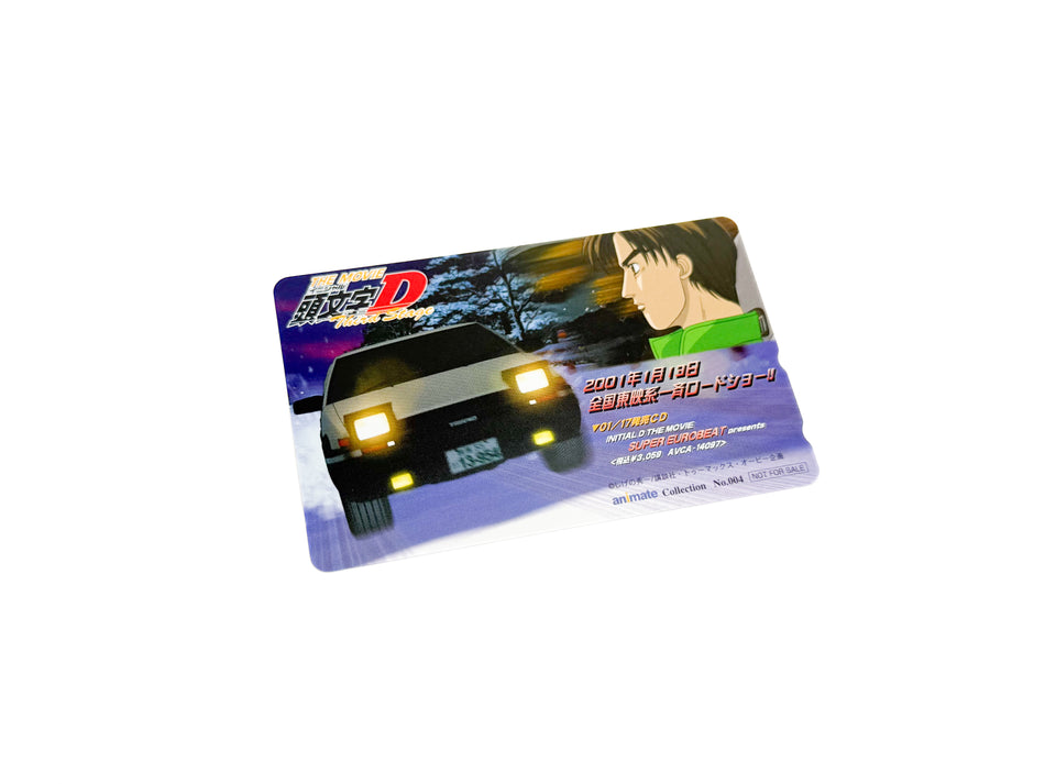 Initial D Takumi Telephone Card