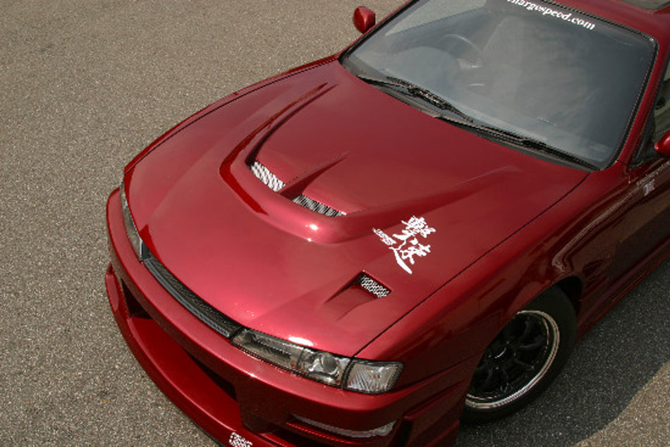 Charge Speed - Vented FRP Hood - S14 Kouki