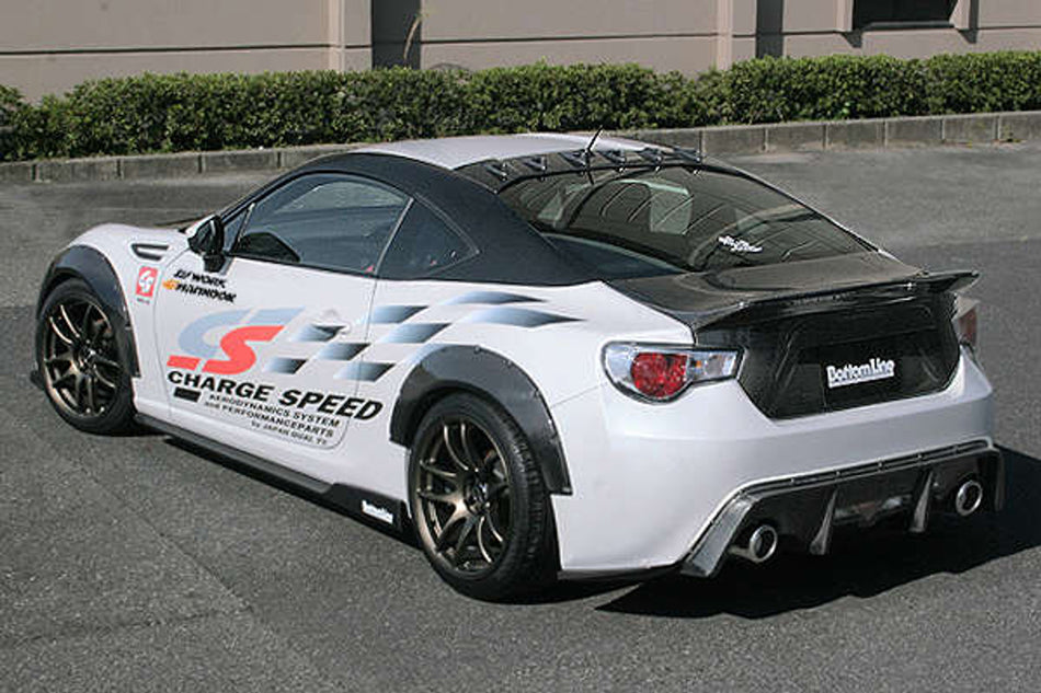 Charge Speed - Bottom Lines Carbon Rear Caps - ZN6 FRS/BRZ (Late)