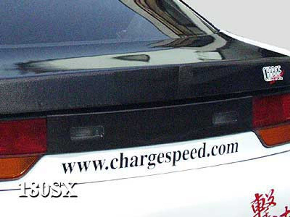 Charge Speed - Carbon Rear Center Garnish Cover - S13 Hatch