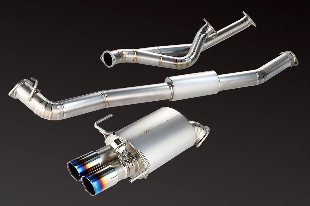Top Secret Titanium Exhaust with Valve - BCNR33 / BNR34