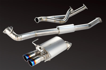 Top Secret Titanium Exhaust with Valve - BCNR33 / BNR34