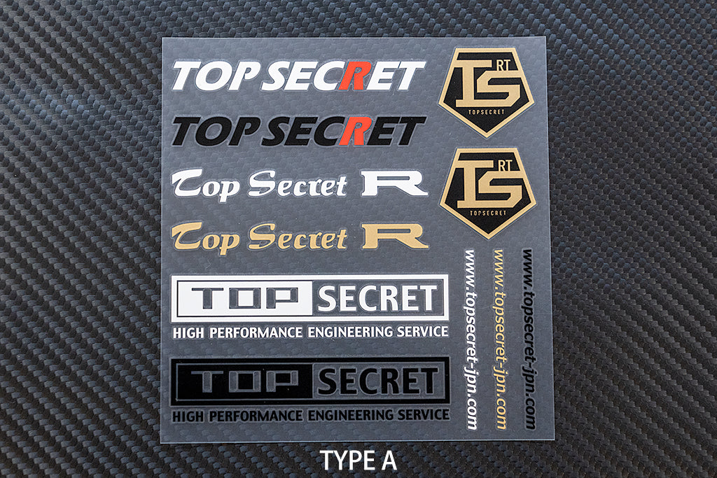 Top Secret Assorted Decal Sheet