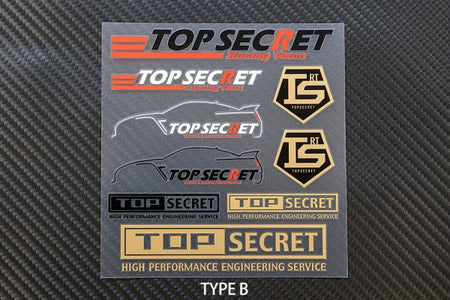 Top Secret Assorted Decal Sheet