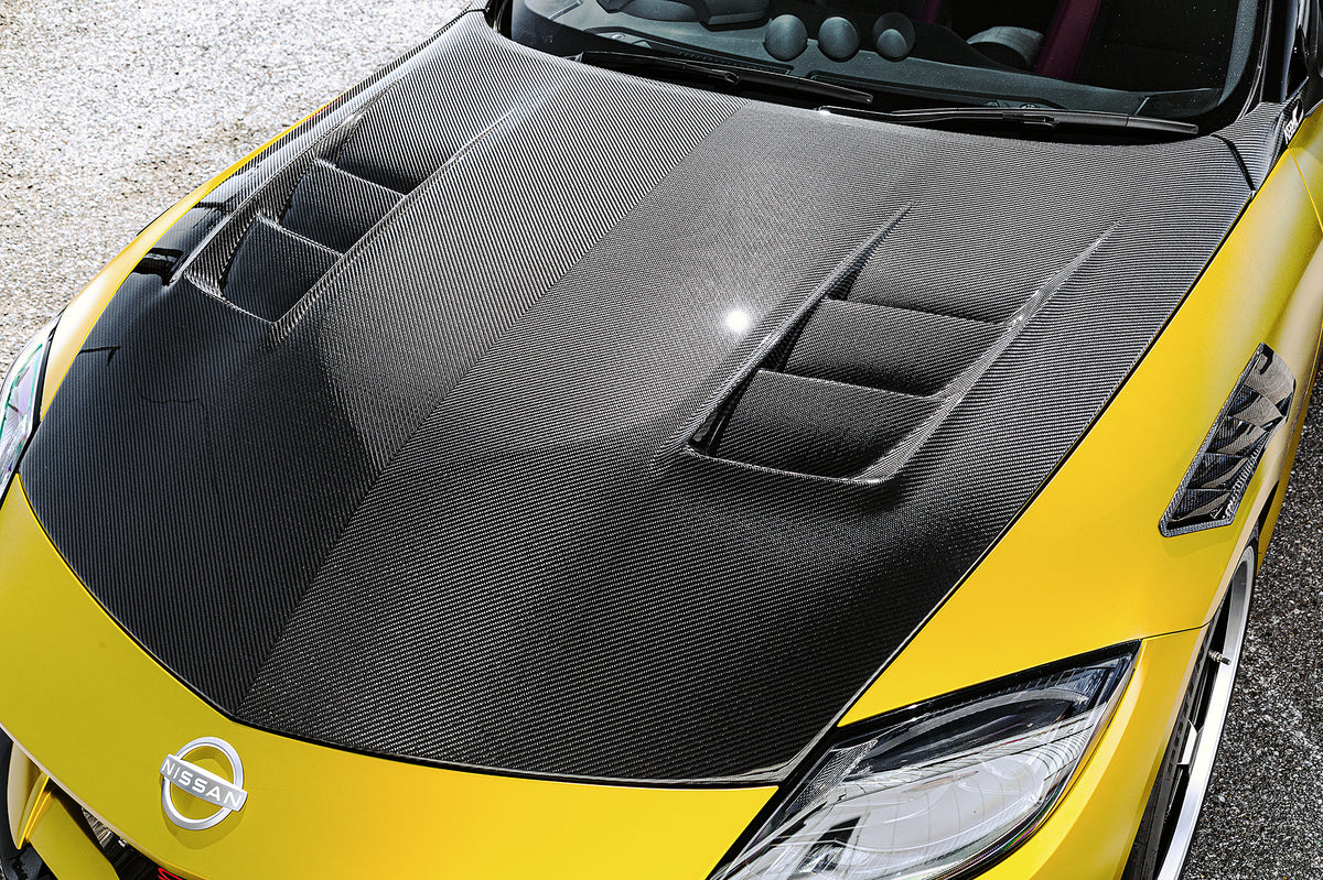 Top Secret Dry Carbon Aero Bonnet - RZ34