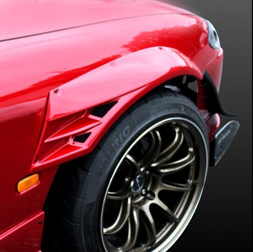 G-Corporation Front GT Overfenders 60mm Wide - S15 Silvia