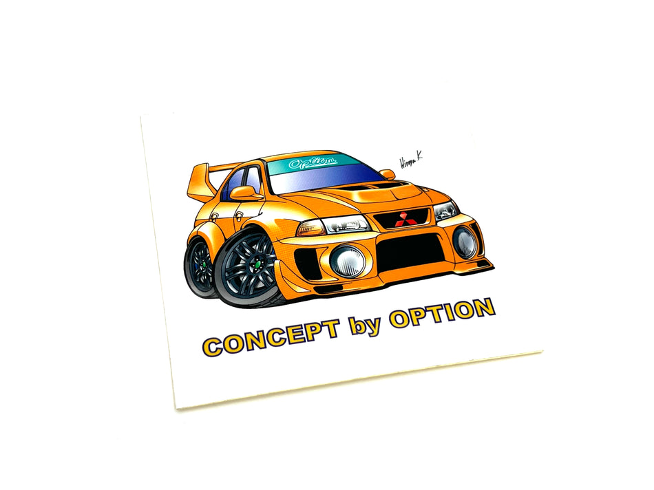 Concept Option Sticker Mitsubishi EVO