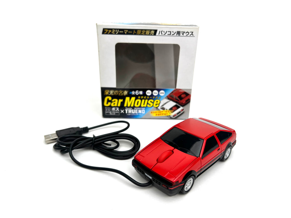 Boss Coffee Toyota AE86 Car Mouse Red