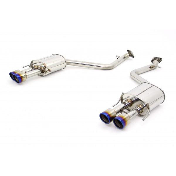 A'PEX-i N1-X Evolution Extreme Axleback Exhaust (Ti Tips) - Lexus GS350 AWD / RWD (GRL10, GRL11, GRL15) 13-16