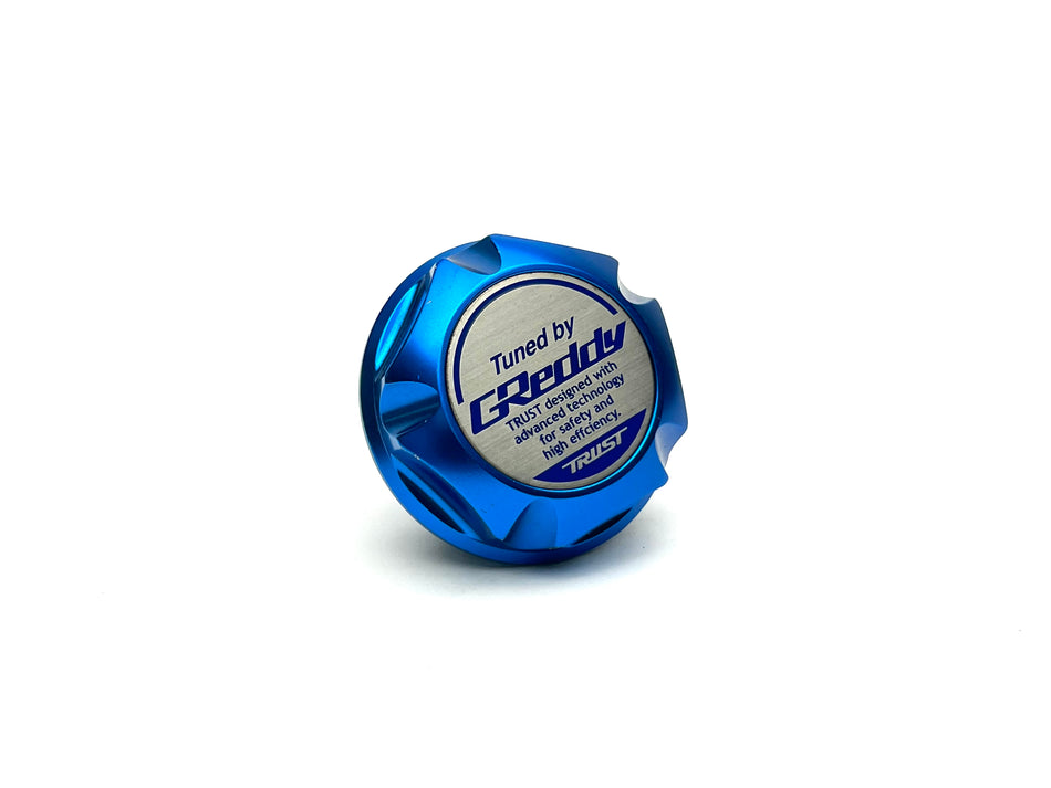 Greddy Oil Cap Gen 1 Blue (Subaru fitment)