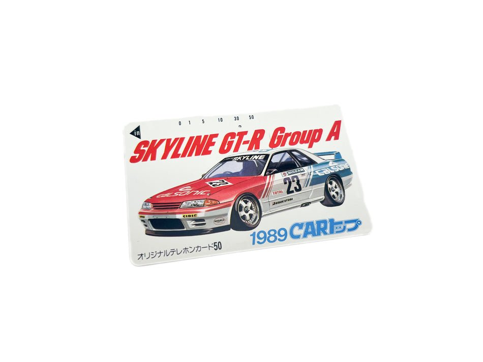 Nissan Skyline R32 GTR Group A Telephone Card
