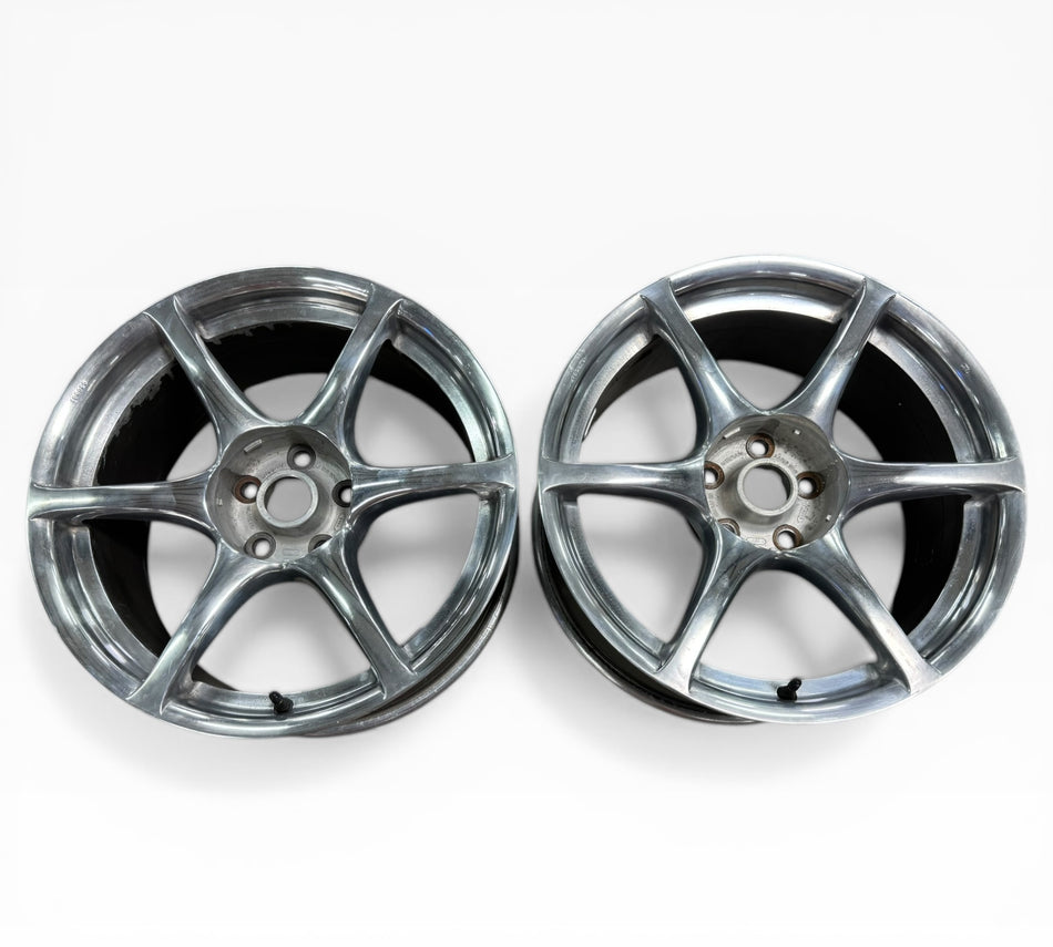 R34 GT-R Wheel Pair 18” 9J +30 5x114.3