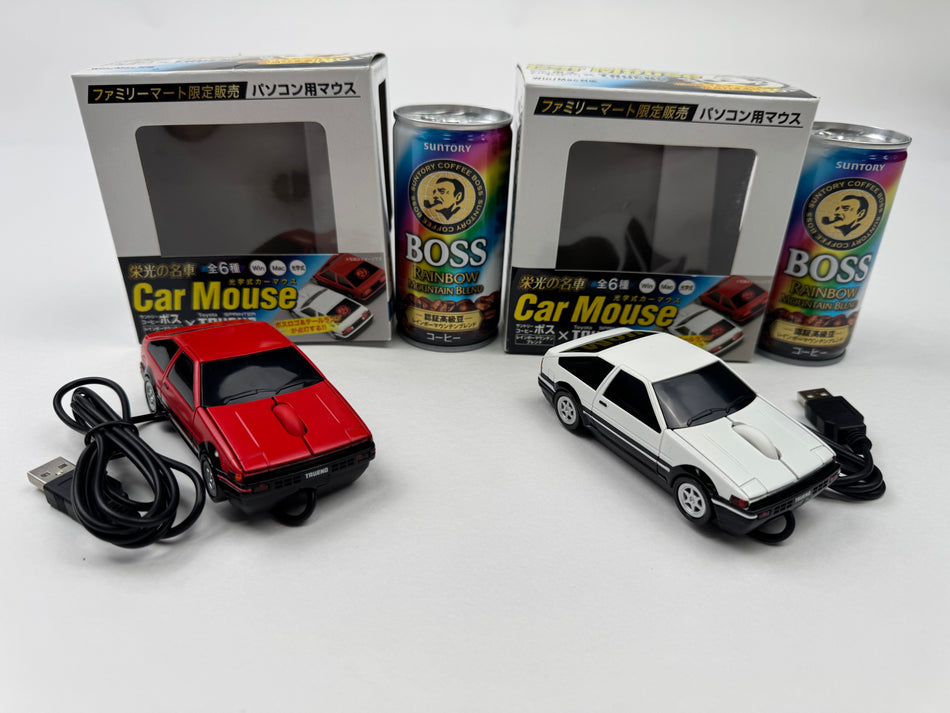 Boss Coffee Toyota AE86 Car Mouse