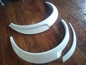 N-StyleCustom Universal Type 2 (Rear) 5cm (2-inch) Fender Flares Universal Pair