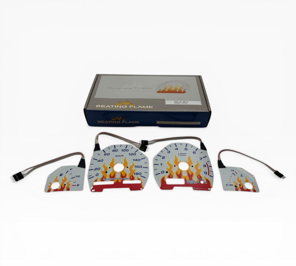 S13 Beating Flame Gauge Cluster Overlay