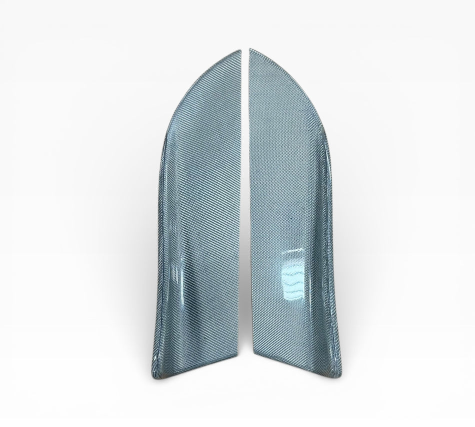 Origin Labo 3D Canards - Side Under Silver Carbon