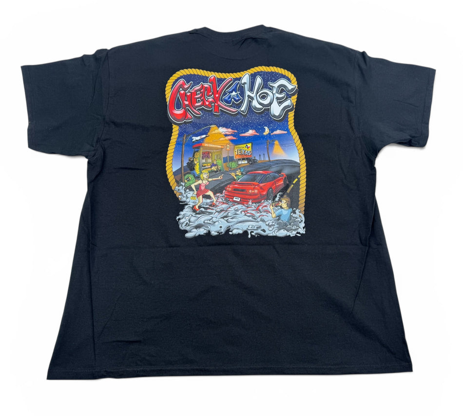 Check A Hoe, Texas License Plate T-Shirt