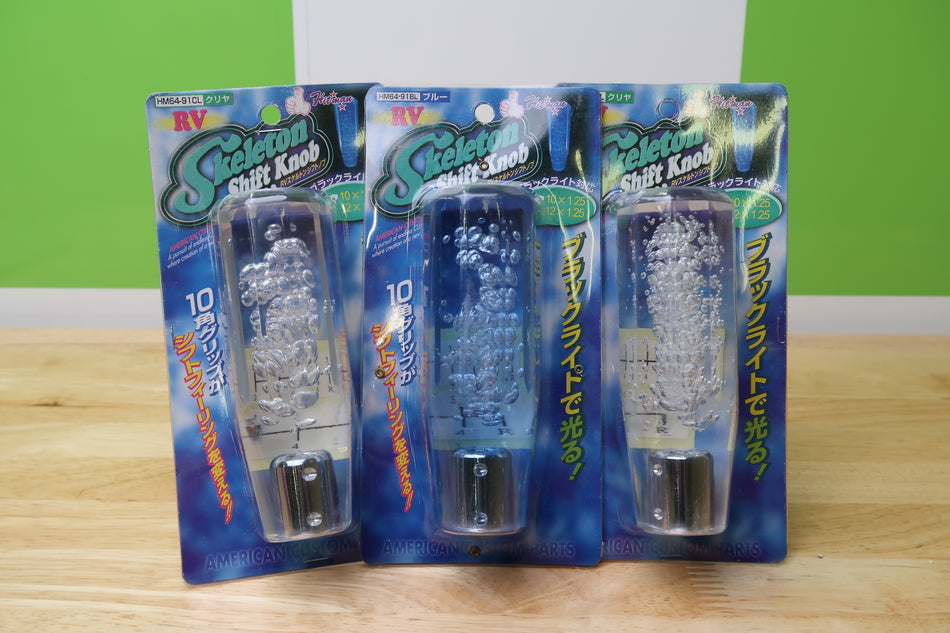Hitman Brilliant Shift Knob S Size Blue/Clear