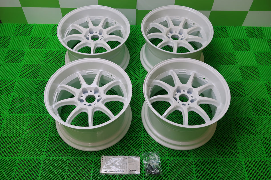 Work D9R 18” 10.5J +15 5x114.3 Set BNIB
