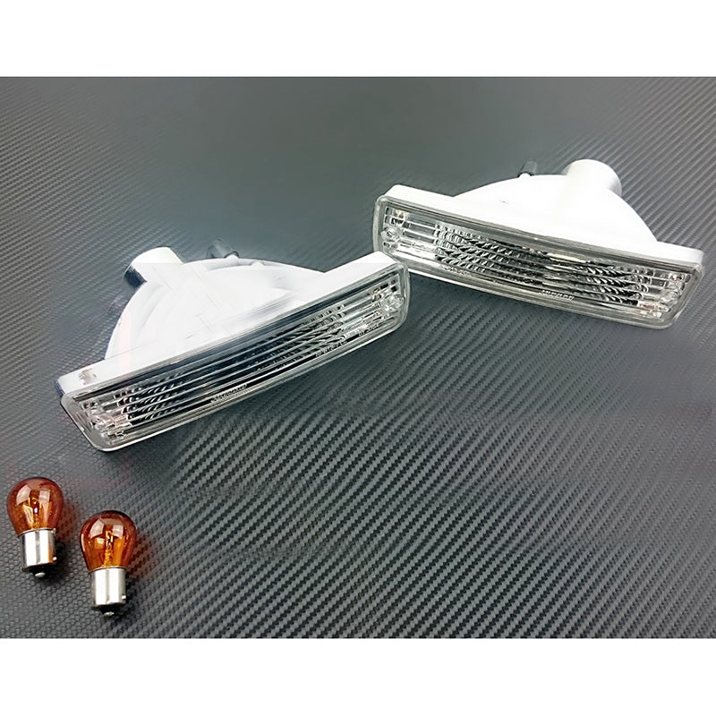 Phase 2 Motortrend - Clear Front Turn Signal Lamp - Nissan 180SX / S13 Silvia USDM & JDM 89-90