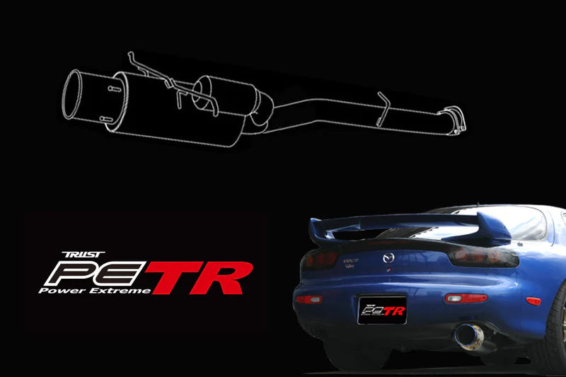 GReddy Power Extreme TR Cat-Back Exhaust for 92-02 Mazda RX-7 FD