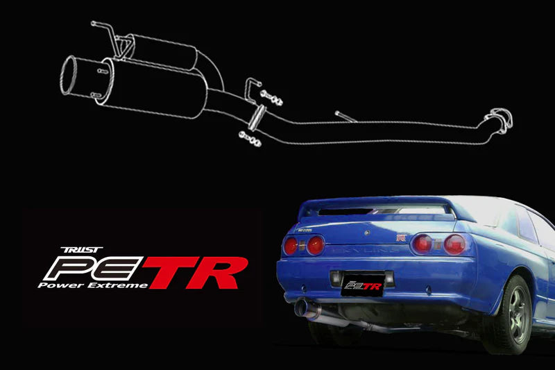 GReddy Power Extreme TR Cat-Back Exhaust for 89-94 Nissan Skyline GT-R R32