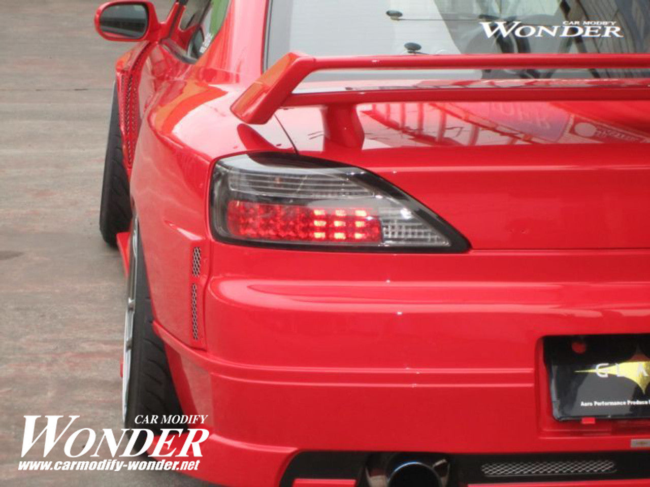 Car Modify Wonder - Glare Twin Blade Rear Wing - S15 Silvia