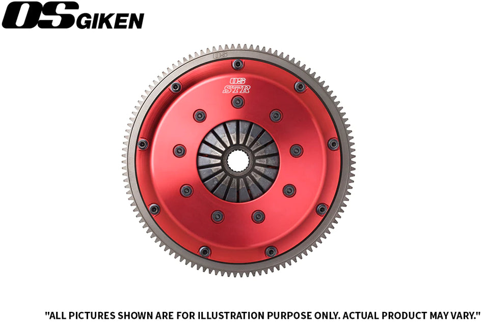 OS Giken Nissan 89-98 240SX (S13/S14) KA24DE STR Series Dampened Twin Plate w/Soft Diaphragm Clutch