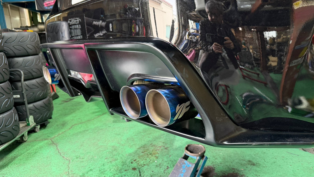 Yashio Factory Super Silent Titanium 4-Pipe Muffler - FT86 / GR86