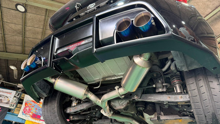Yashio Factory Super Silent Titanium 4-Pipe Muffler - FT86 / GR86