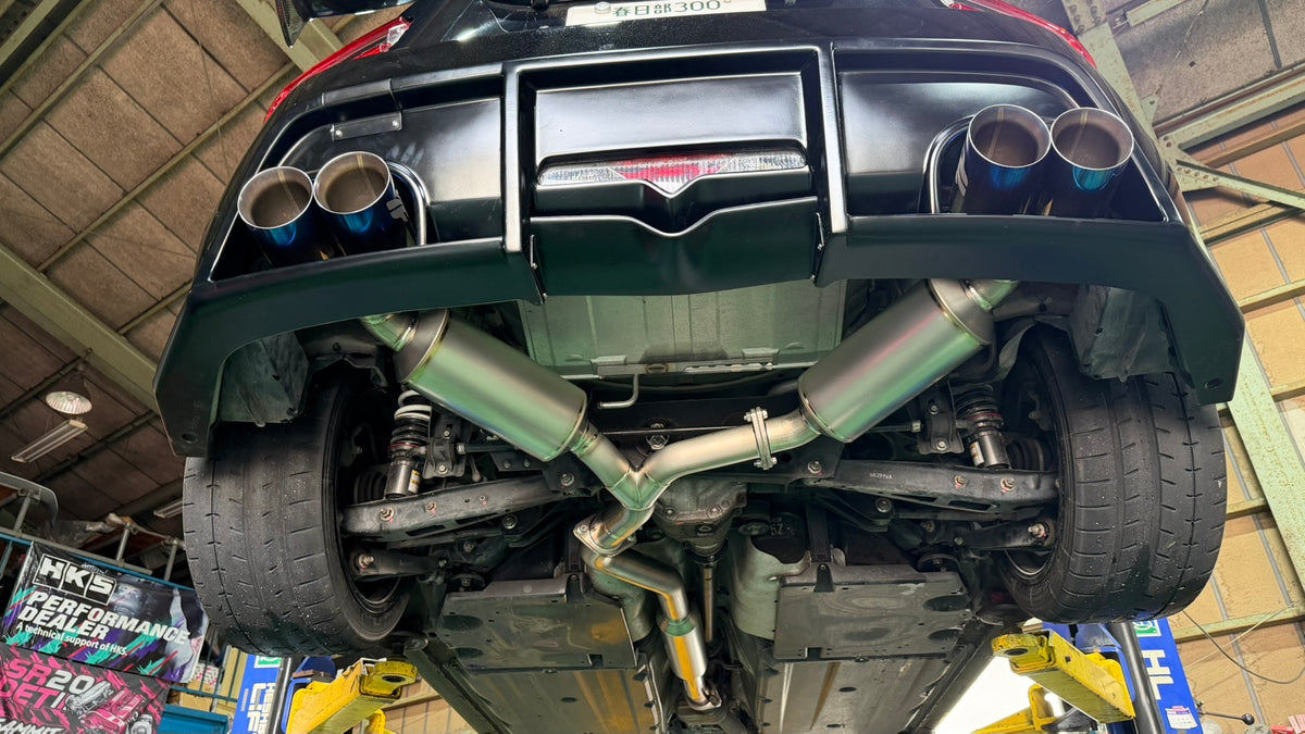 Yashio Factory Super Silent Titanium 4-Pipe Muffler - FT86 / GR86