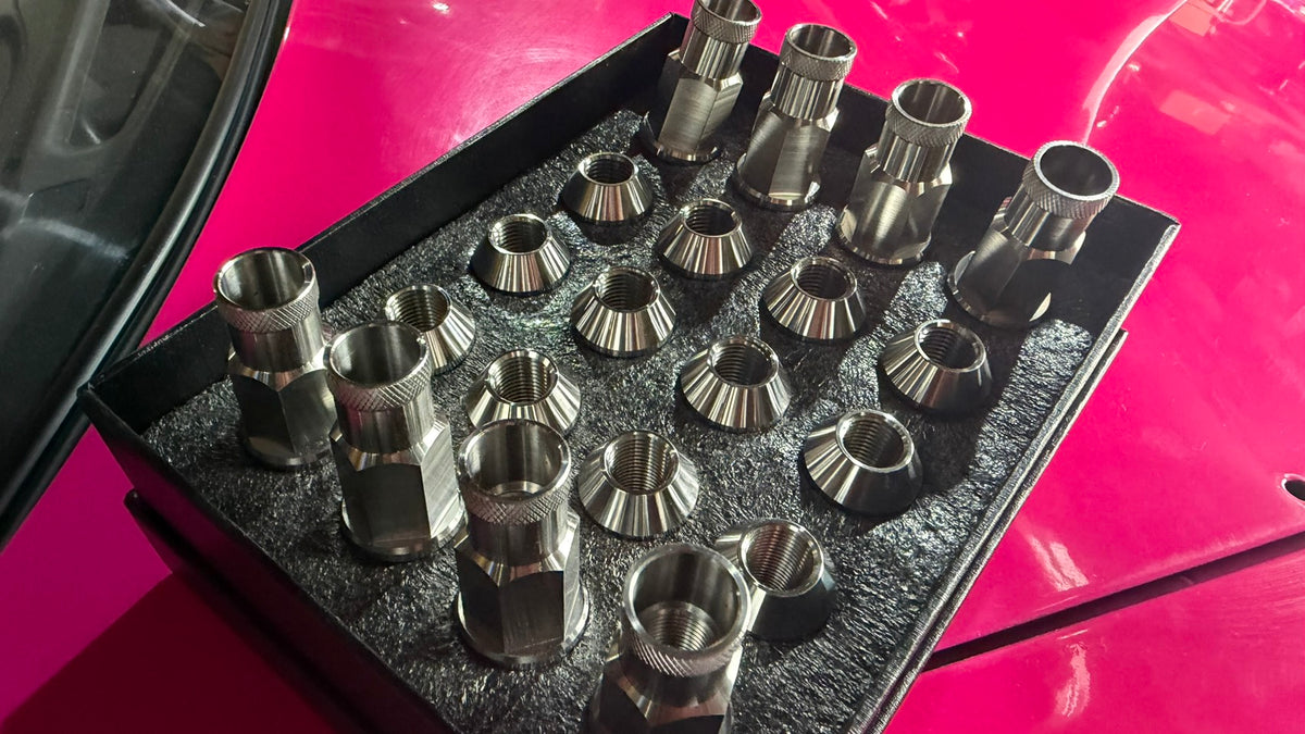 Yashio Factory Titanium Wheel Nuts - M12 x 1.25