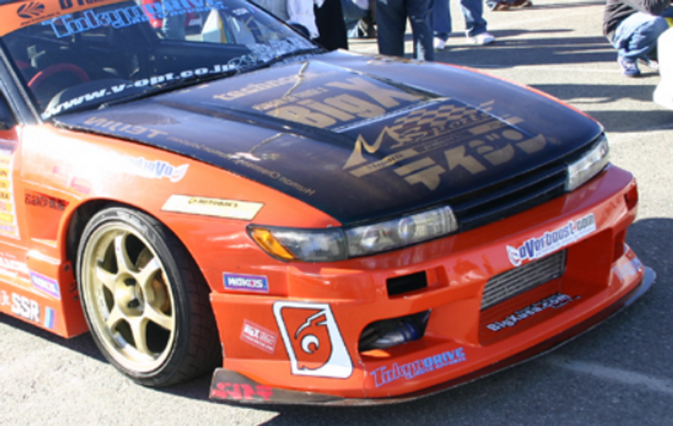 M-Sports - Hood (Colored Carbon) - S13 Silvia