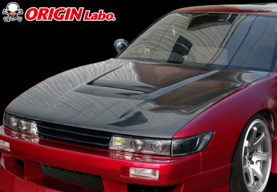 Origin Labo - Type 1 Vented Hood FRP - Nissan S13 SILVIA