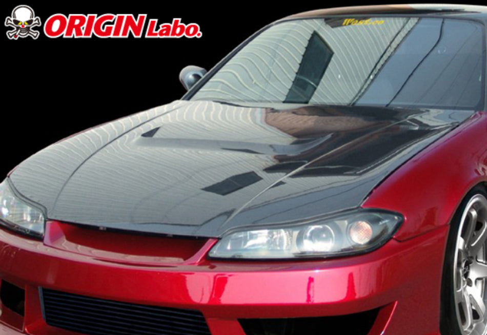 Origin Labo - Type 1 Vented Hood FRP - Nissan S15 SILVIA