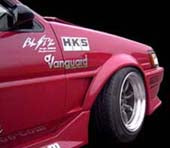 Run Free AE86 Levin Front Fenders +20mm