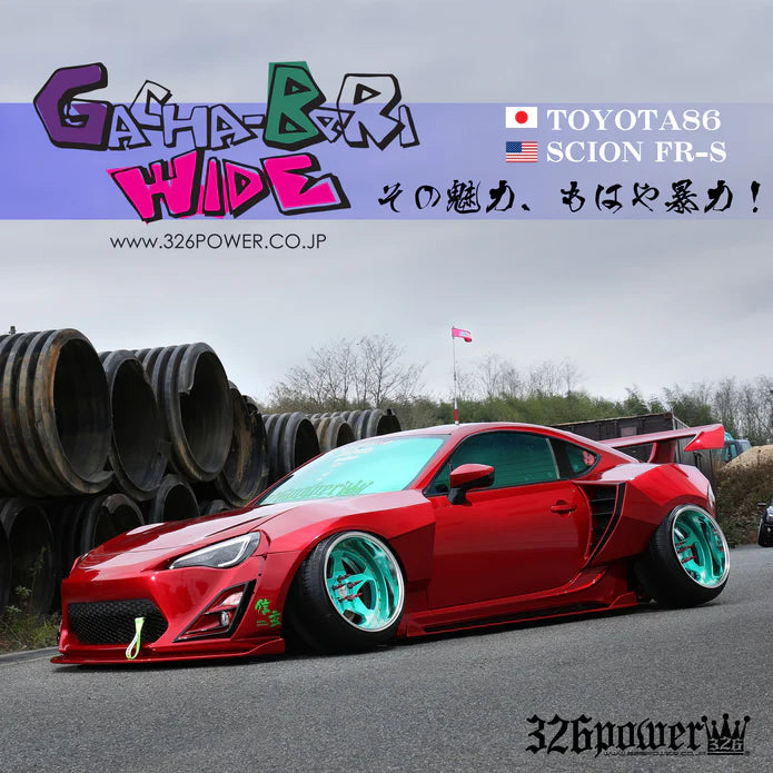 326POWER【がちゃバリWIDE】Gachabari Fenders for Toyota GT86