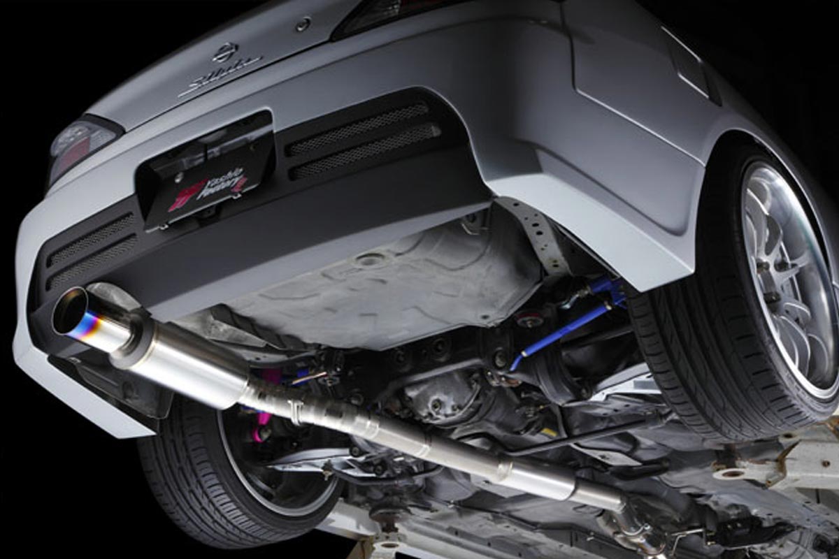 Yashio Factory Super Silent Titanium Muffler - S13 / 180SX