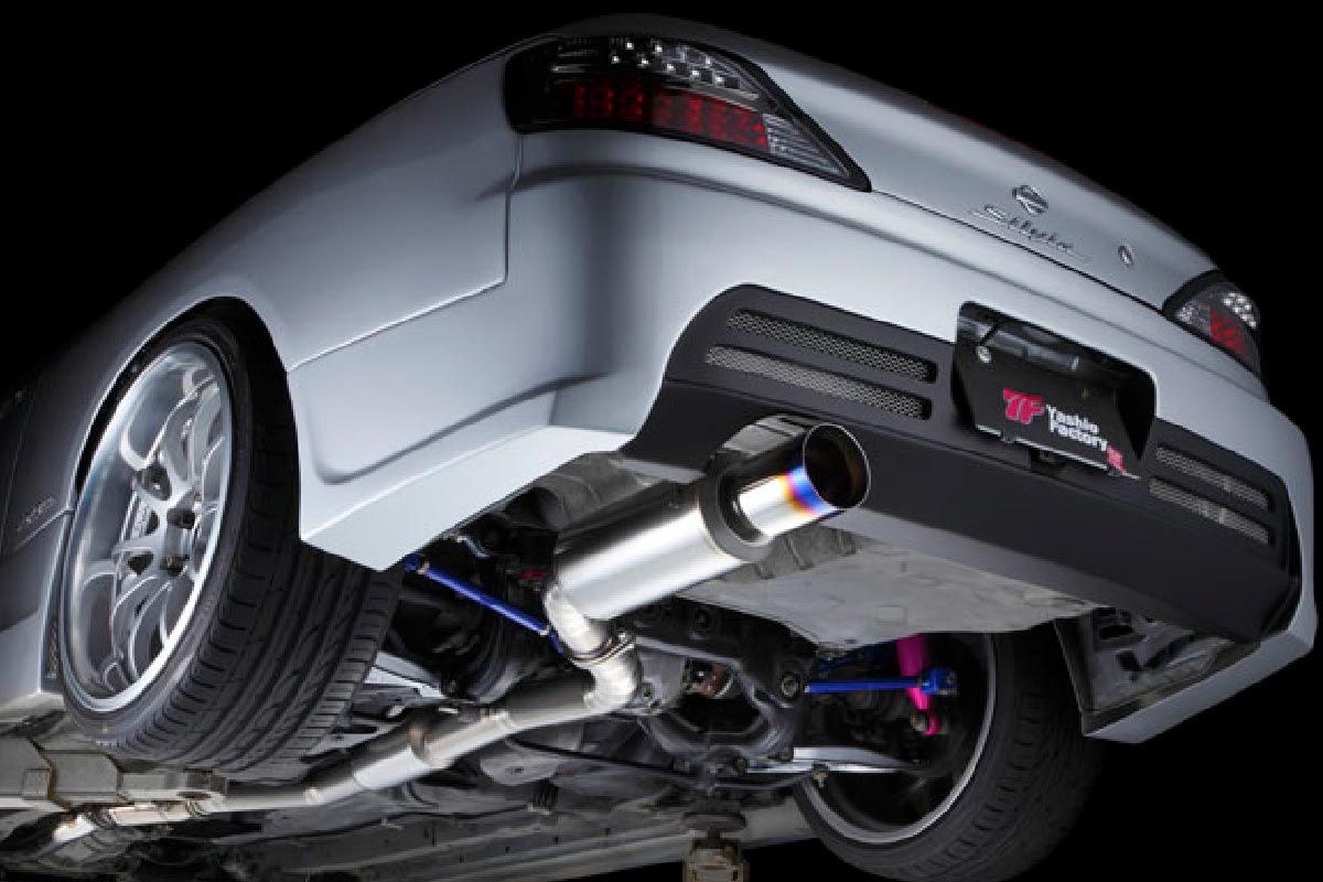 Yashio Factory Super Silent Titanium Muffler - S13 / 180SX