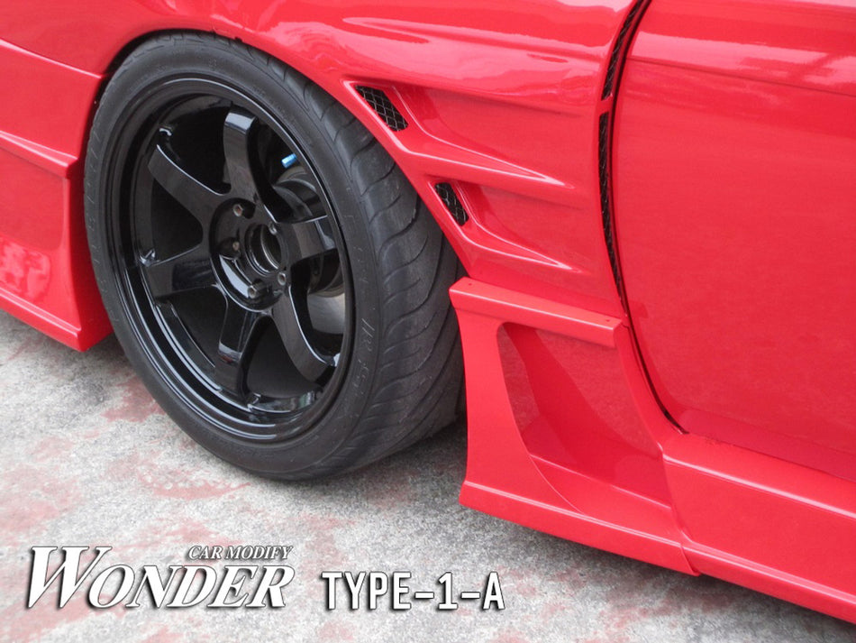 Car Modify Wonder - Glare Side Skirt Option Type 1A - S13/S14/S15
