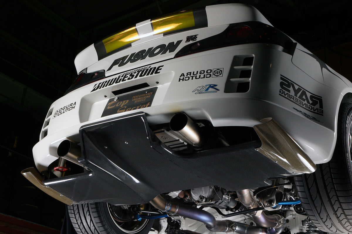 Top Secret Rear Under Diffuser - V35 Skyline Coupe