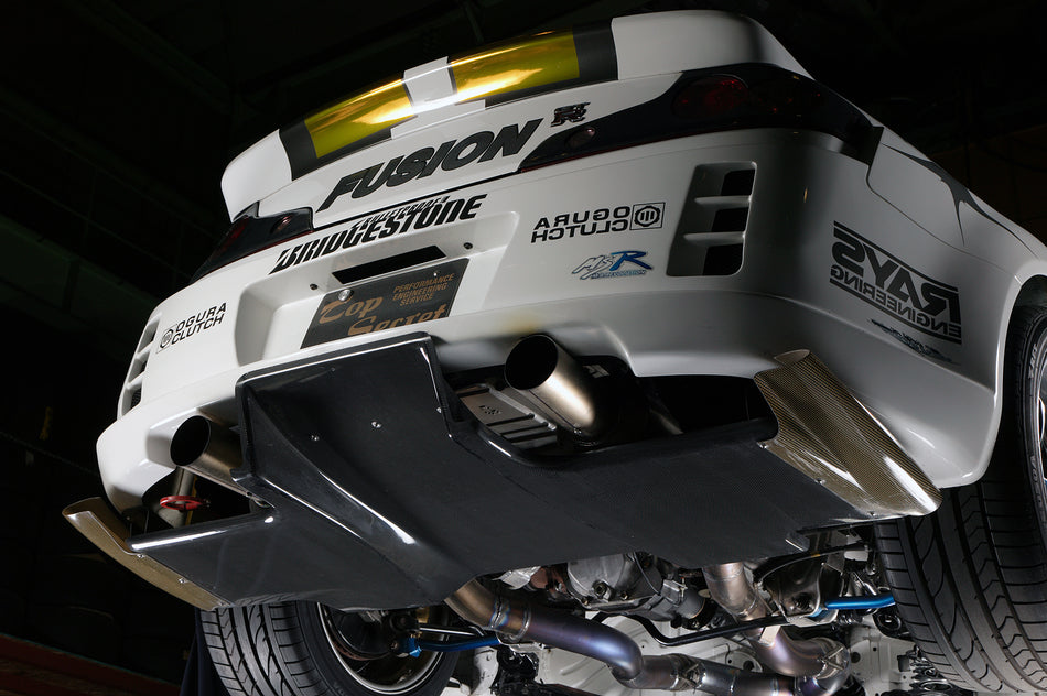 Top Secret Rear Under Diffuser - V35 Skyline Coupe