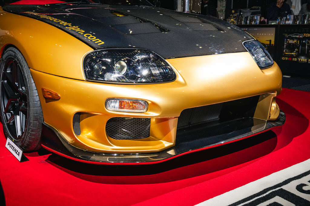 Top Secret Front Bumper Spoiler Type 4 - JZA80 Supra