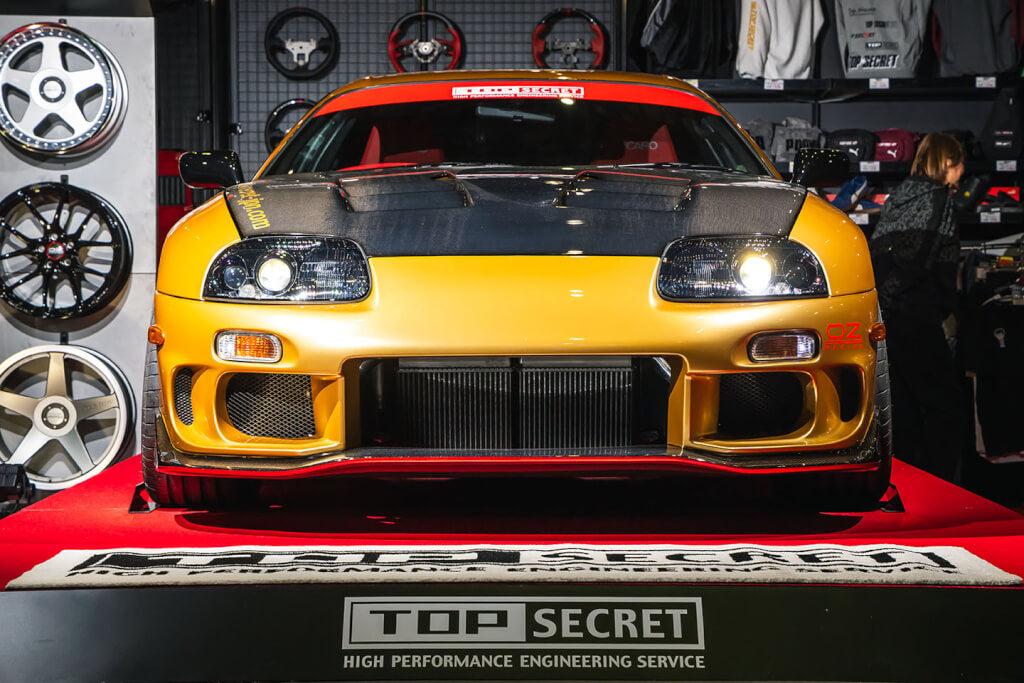 Top Secret Front Bumper Spoiler Type 4 - JZA80 Supra